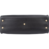 Fendi Black Leather Peekaboo Handbag