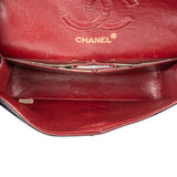 Chanel Quilted Lambskin 24K Gold Small Double Flap Crossbody Bag