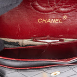 Chanel Quilted Lambskin 24K Gold Small Double Flap Crossbody Bag