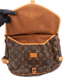Louis Vuitton Canvas Monogram Saumur 30 Crossbody Bag
