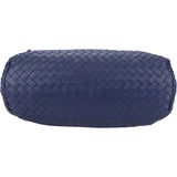 Bottege Veneta Blue Purple Intrecciato Leather Shoulder Bag