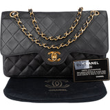 Chanel Quilted Lambskin 24K Gold Medium Double Flap Crossbody Bag