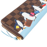 Louis Vuitton Limited Penguin Canvas Monogram Clemence Wallet