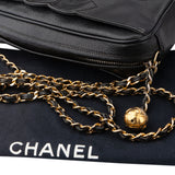 Chanel Caviar Leather Triple CC Camera Crossbody Bag