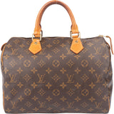 Louis Vuitton Canvas Monogram Speedy 30 Handbag