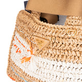 Prada Raffia Tricot Canapa Handbag