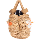 Prada Raffia Tricot Canapa Handbag