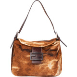 Fendi FF Fur Baguette Handbag
