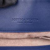 Bottege Veneta Blue Purple Intrecciato Leather Shoulder Bag