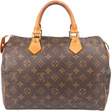 Louis Vuitton Canvas Monogram Speedy 30 Handbag