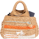 Prada Raffia Tricot Canapa Handbag