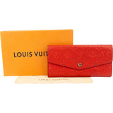 Louis Vuitton Leather Empreinte Monogram Curieuse Wallet