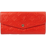 Louis Vuitton Leather Empreinte Monogram Curieuse Wallet