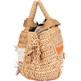 Prada Raffia Tricot Canapa Handbag