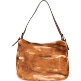 Fendi FF Fur Baguette Handbag