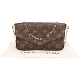 Louis Vuitton Canvas Monogram Felicie Crossbody Bag
