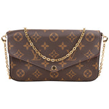 Louis Vuitton Canvas Monogram Felicie Crossbody Bag