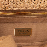 Prada Raffia Tricot Canapa Handbag