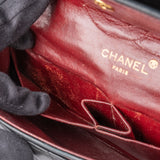Chanel Quilted Lambskin 24K Gold Medium Double Flap Crossbody Bag