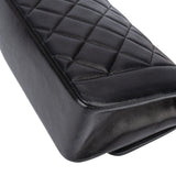 Chanel Quilted Lambskin 24K Gold Single Flap Lady Dior Crossbody Bag