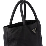 Prada Black Nylon Triangle Handbag