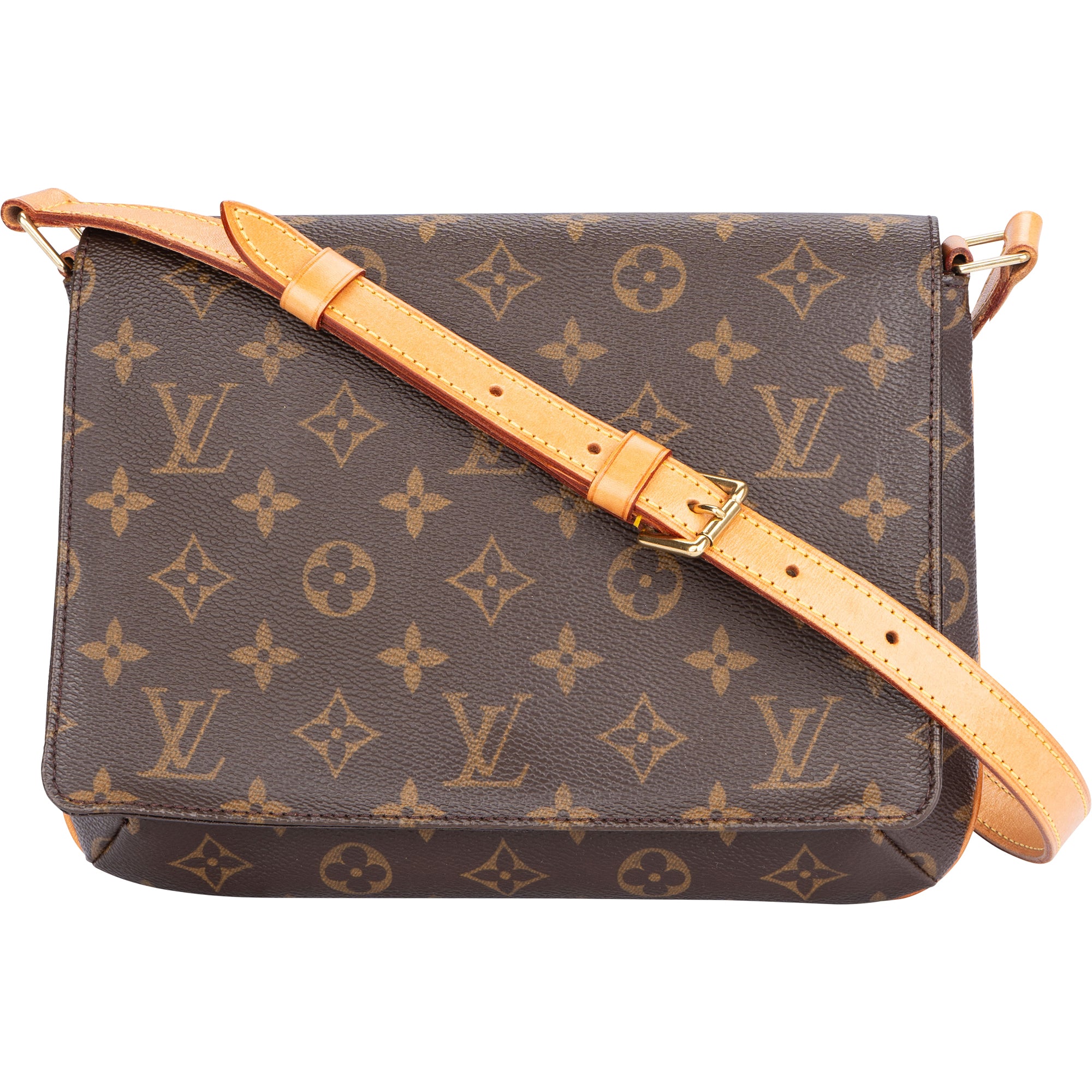 Louis Vuitton Canvas Monogram Musette Tango Shoulder Bag vintageandkickz