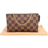 Louis Vuitton Damier Ebene Monogram Bucket Pochette Accessoire Shoulder Bag