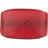 Bottega Veneta Red Intrecciato Leather