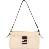 Fendi FF Buckle Baguette Shoulder Bag