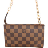 Louis Vuitton Damier Ebene Monogram Bucket Pochette Accessoire Shoulder Bag