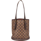 Louis Vuitton Damier Ebene Monogram Bucket PM Handbag