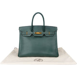 Hermès Vert Clair Ardennes Birkin 35 Handbag