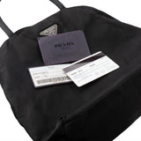 Prada Black Nylon Triangle Handbag