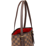 Louis Vuitton Damier Ebene Monogram Bucket PM Handbag