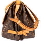Louis Vuitton Canvas Monogram Saumur 35 Crossbody Bag