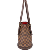 Louis Vuitton Damier Ebene Monogram Bucket PM Handbag