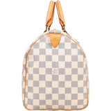 Louis Vuitton Damier Azur Monogram Speedy 30 Handbag