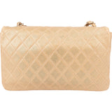 Chanel Quilted Pearl CC Single Flap Crossbody Bag