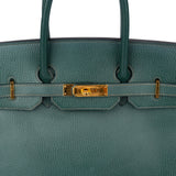 Hermès Vert Clair Ardennes Birkin 35 Handbag