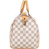 Louis Vuitton Damier Azur Monogram Speedy 30 Handbag