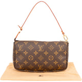 Louis Vuitton Canvas Monogram Pochette Accessoire Handbag
