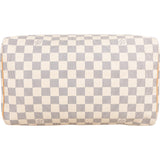 Louis Vuitton Damier Azur Monogram Speedy 30 Handbag