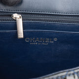 Chanel Quilted Patent Leather Palladium Jumbo Single Flap Crossbody Bag