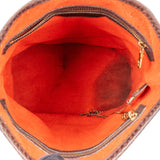 Louis Vuitton Damier Ebene Monogram Bucket PM Handbag