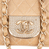 Chanel Quilted Pearl CC Single Flap Crossbody Bag
