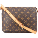 Louis Vuitton Canvas Monogram Musette Tango Shoulder Bag