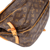 Louis Vuitton Canvas Monogram Saumur 35 Crossbody Bag