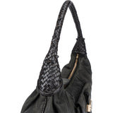 Fendi Black Leather Spy Hobo Bag