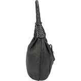 Fendi Black Leather Spy Hobo Bag