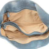 Bottega Veneta Blue Intrecciato Leather Ombre Handbag